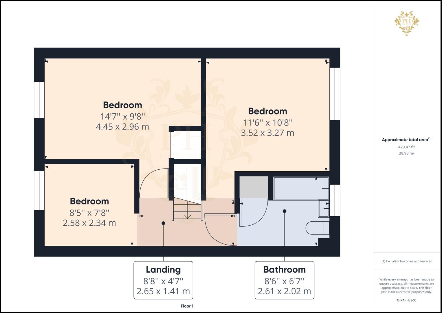 7, Darwen Court, Middlesbrough floorplan