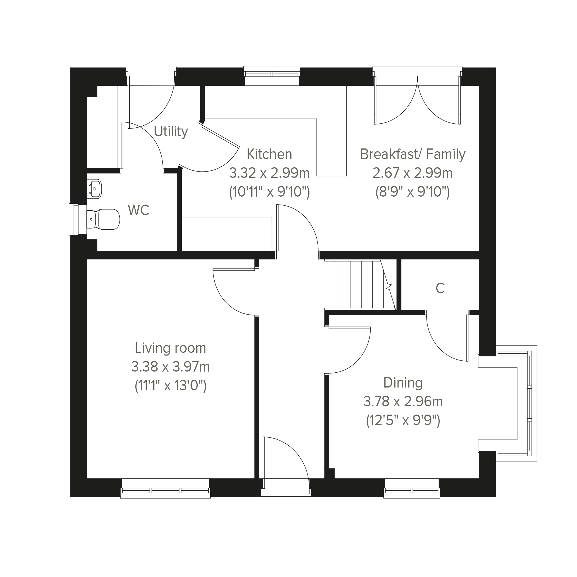 136, Staynor Link, Selby floorplan