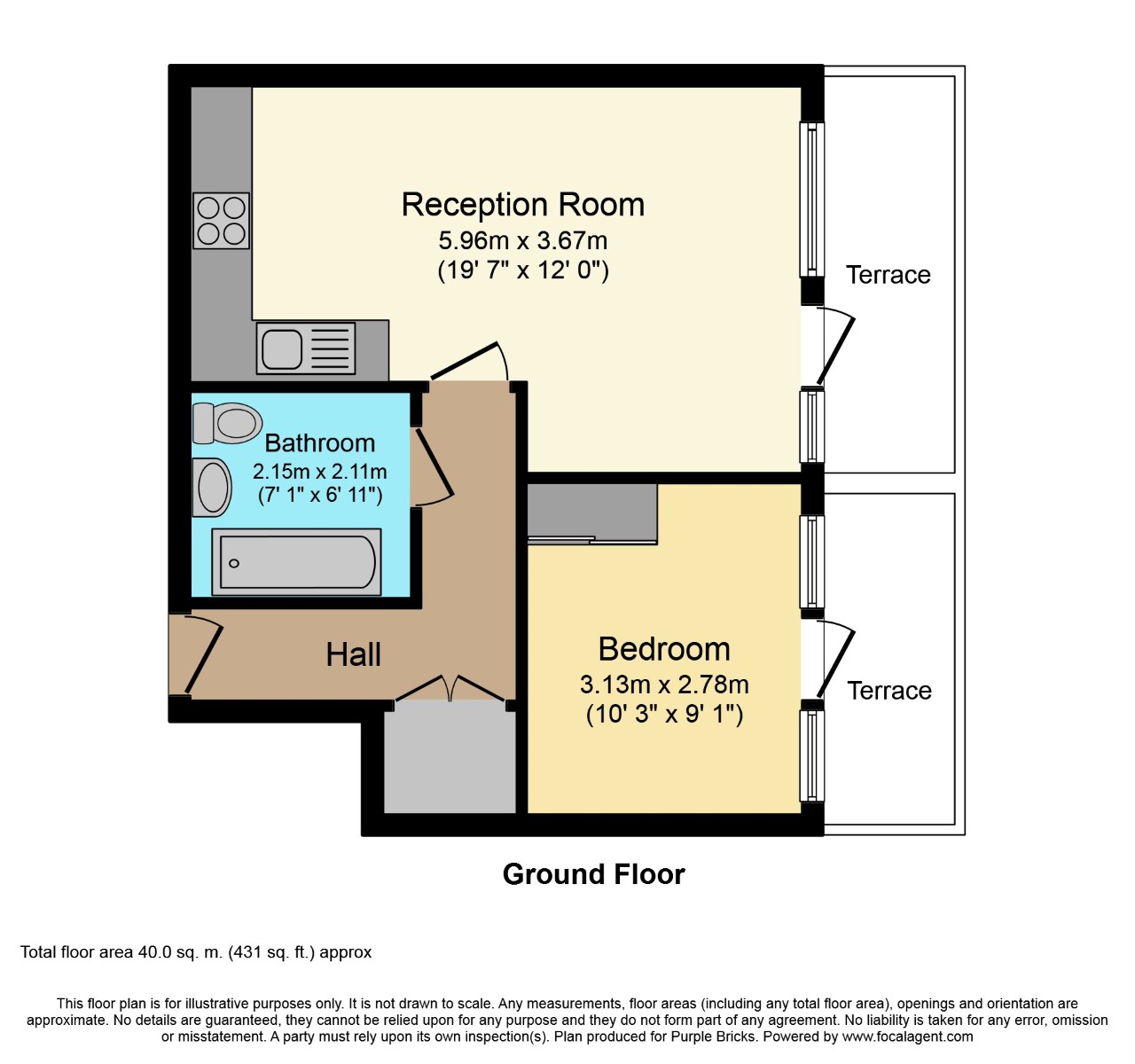 1 Bedrooms Flat for sale in Whitestone Way, Croydon CR0