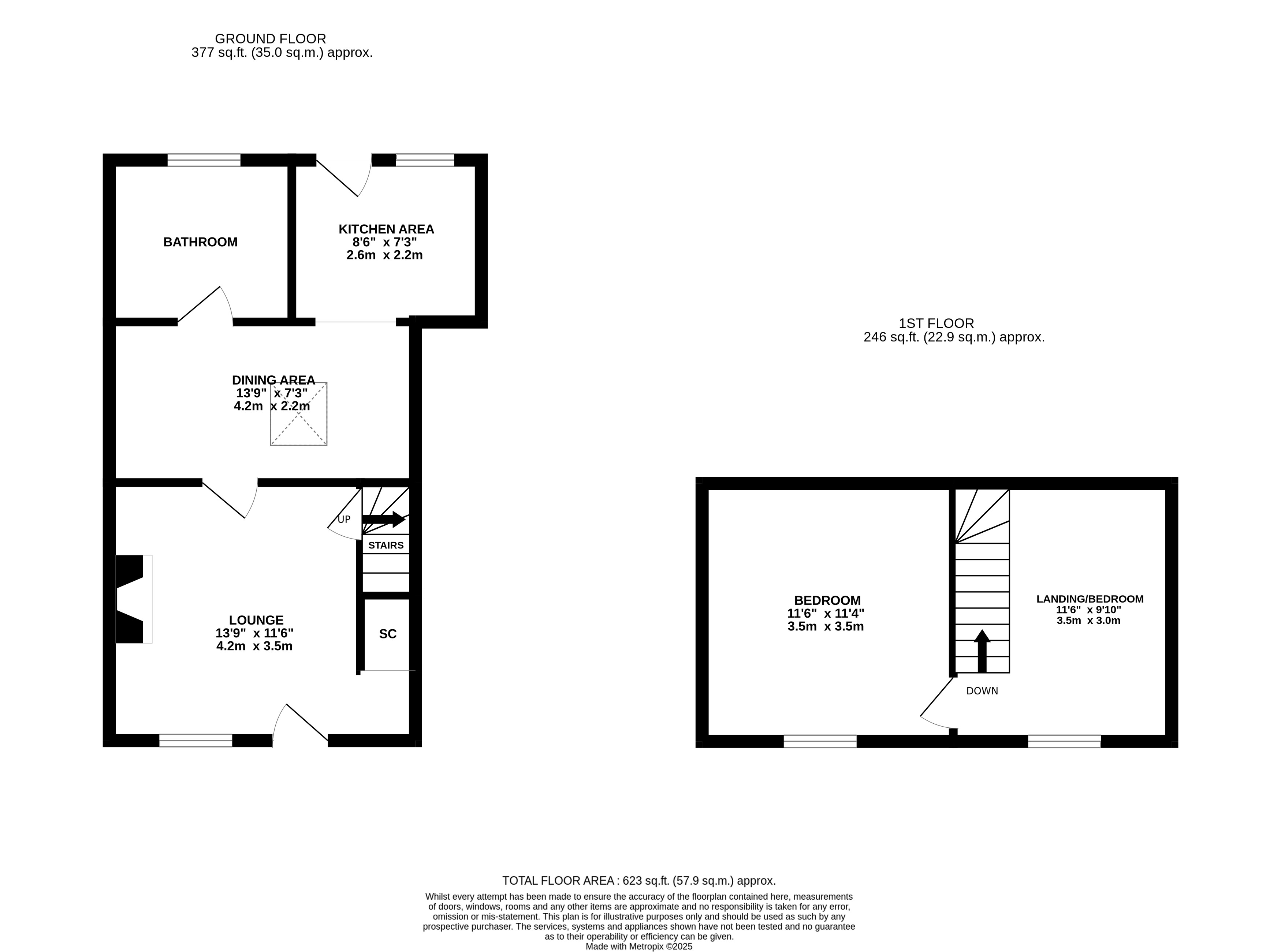 8, The Cinques, Sandy floorplan