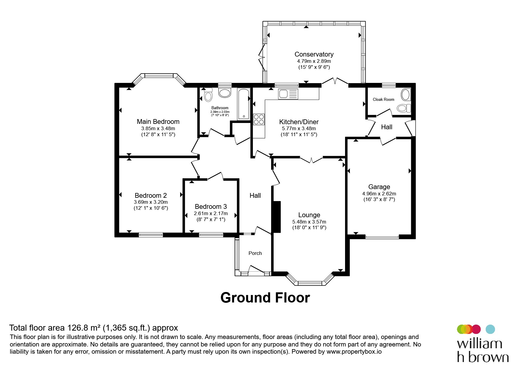10, Mallards Reach, Spalding floorplan
