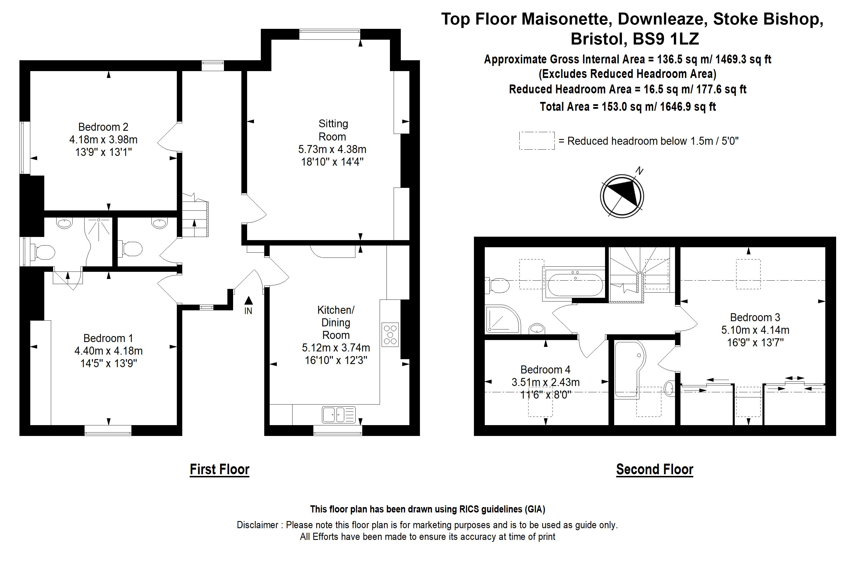 22c, Downleaze, Bristol floorplan