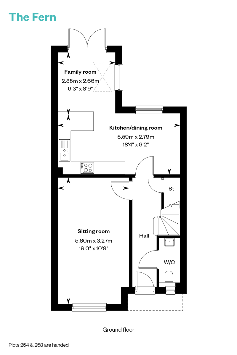 Oakley Lane, Merley, Bh21 1Sf floorplan