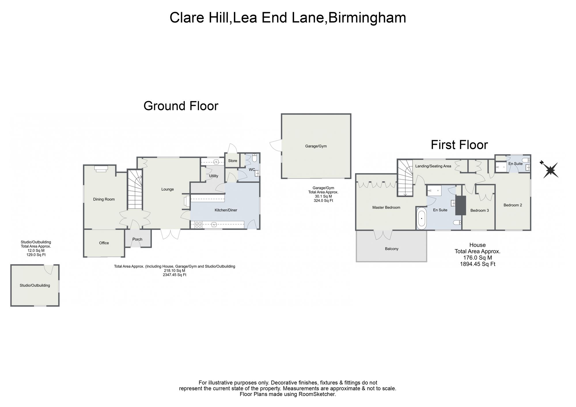 Clare Hill Lea End Lane, Birmingham floorplan
