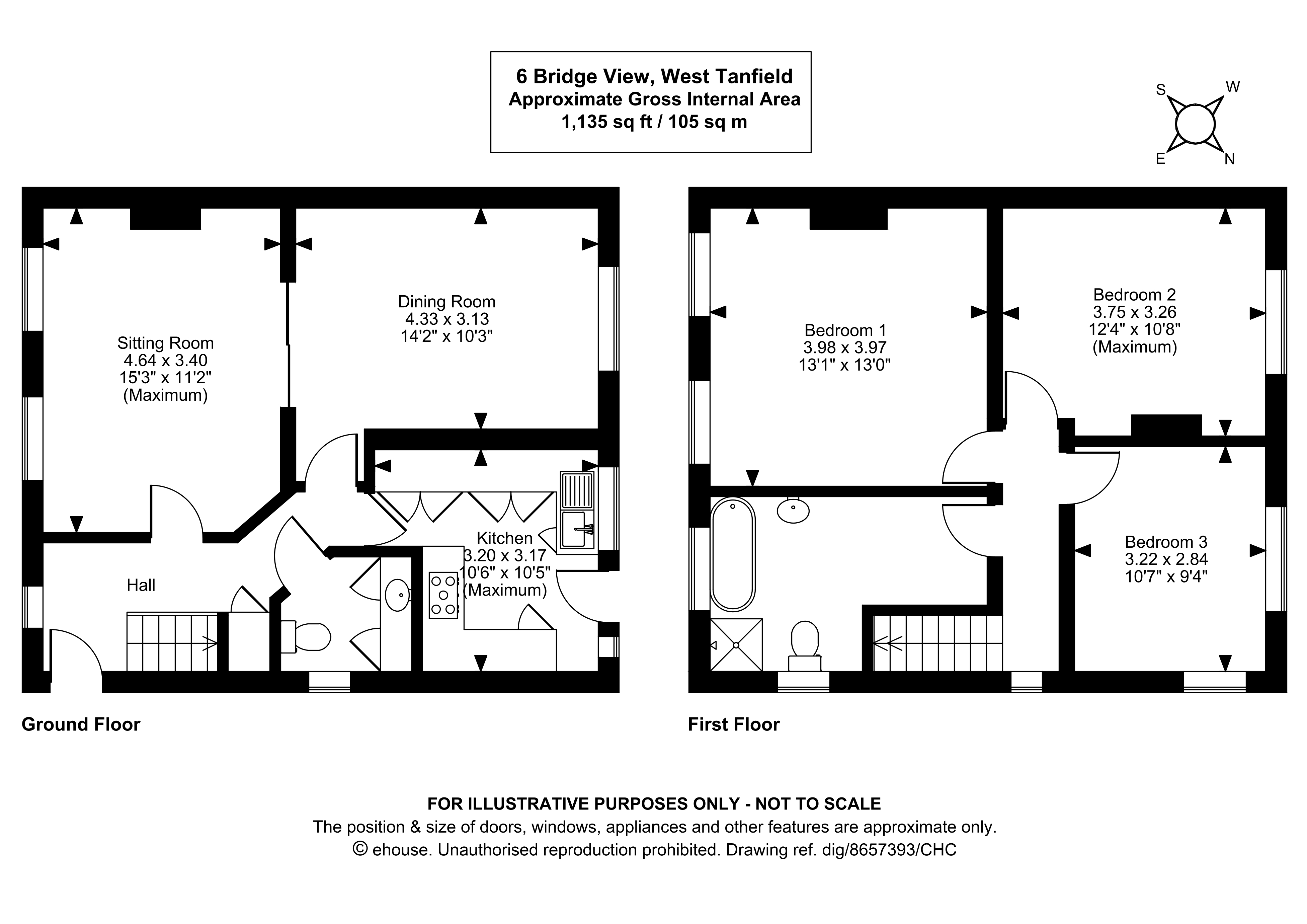 6, Bridge View, Near Ripon floorplan