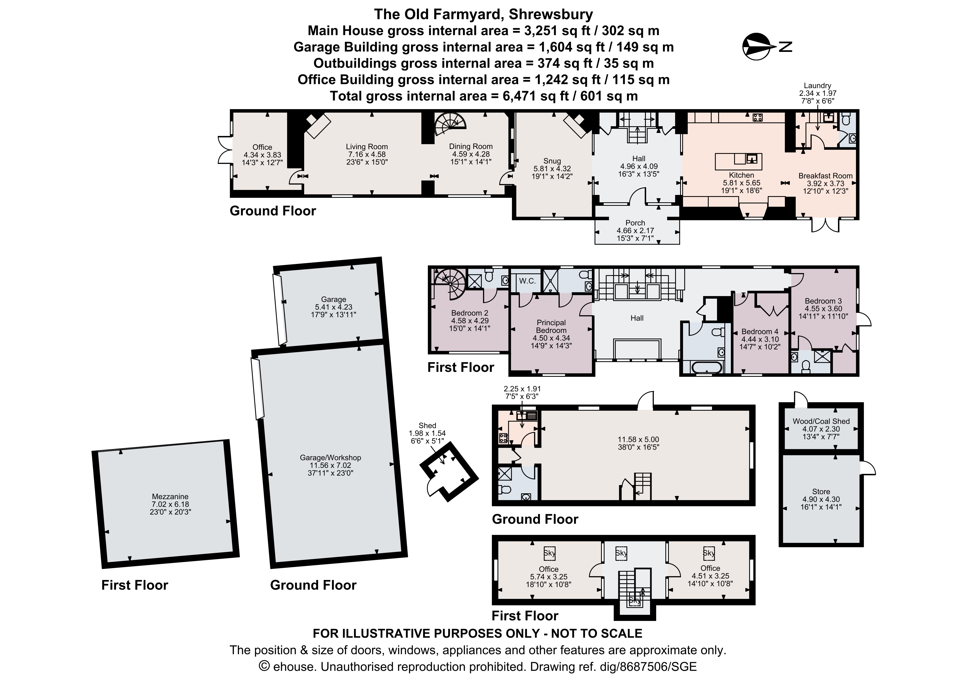 The Old Farmyard,, Kenley Road, Shrewsbury floorplan