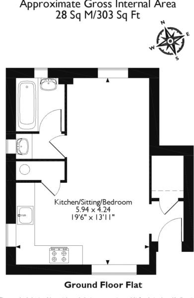 0 Bedrooms Studio to rent in Finnart Close, Weybridge KT13