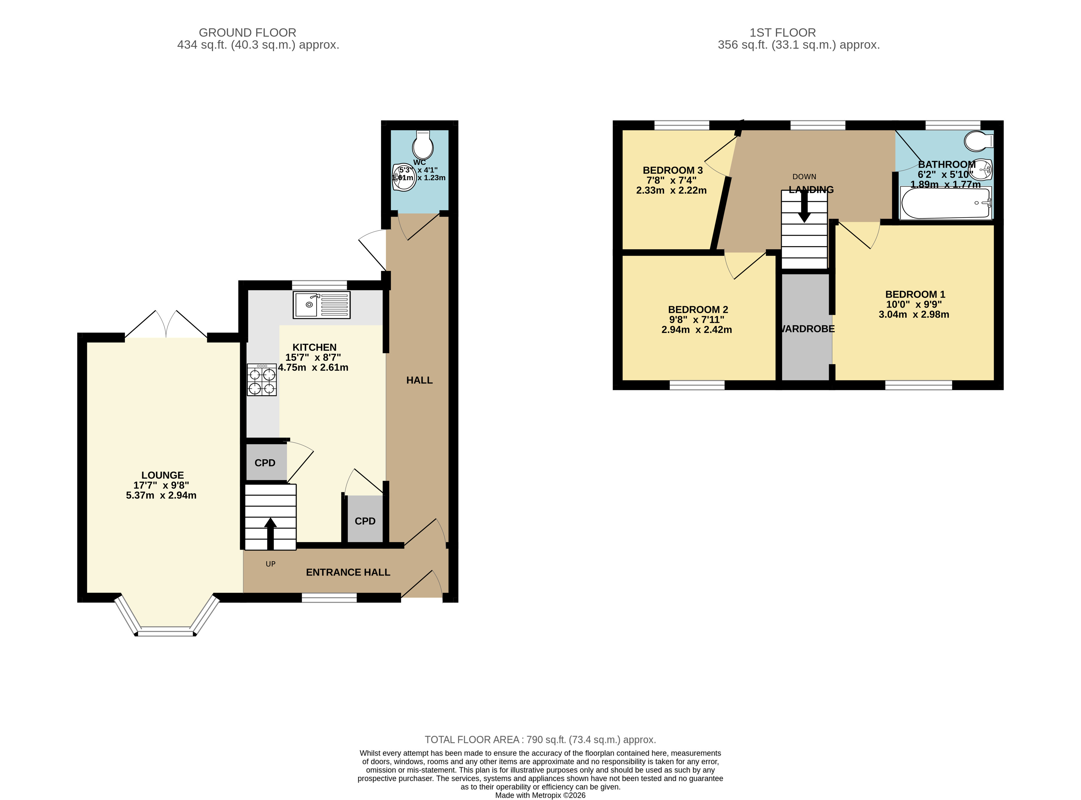 6, Aylesby Close, Lincoln floorplan