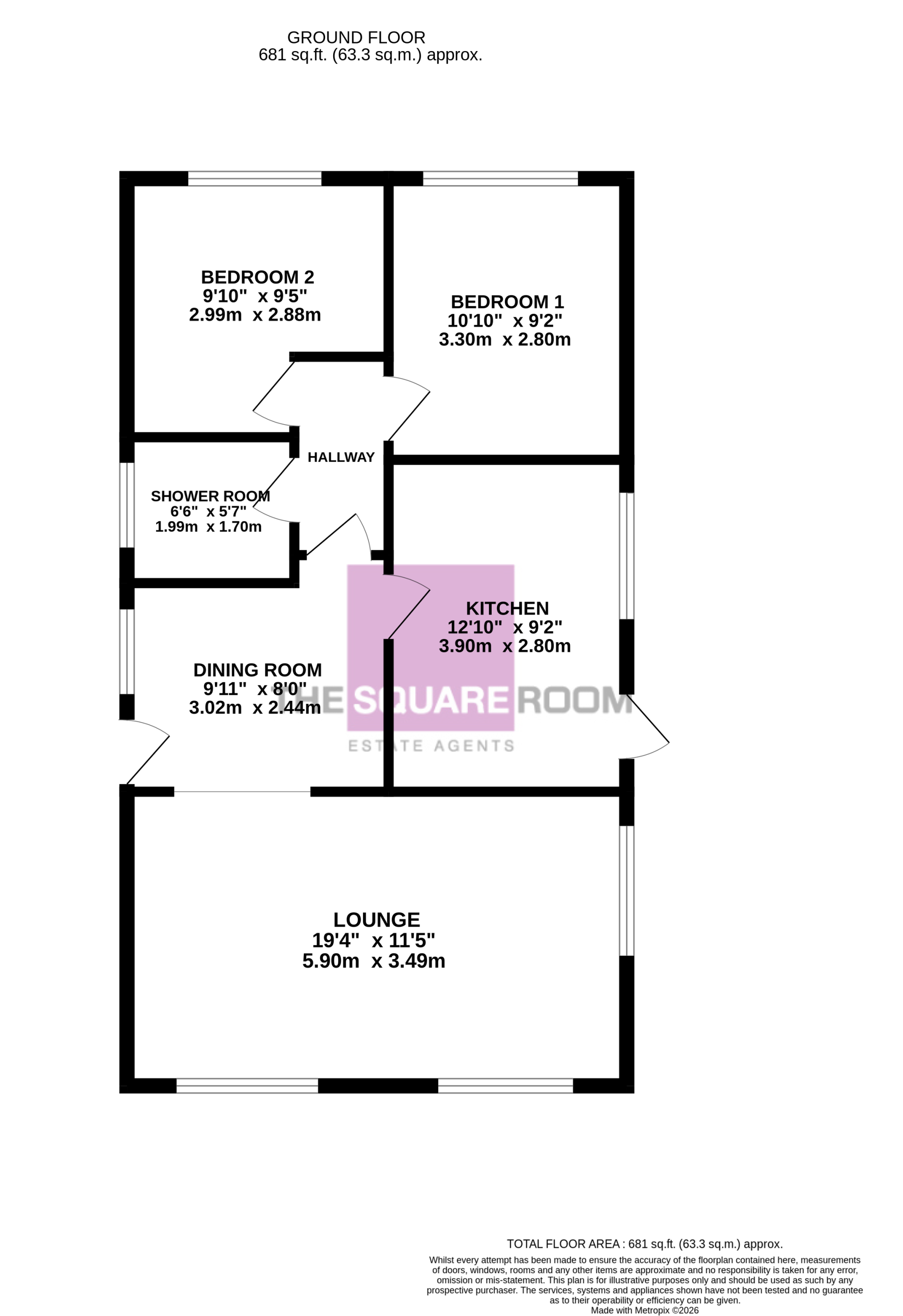 10, Jensen Drive, Carr Bridge Residential Park, Westby With Plumpton floorplan