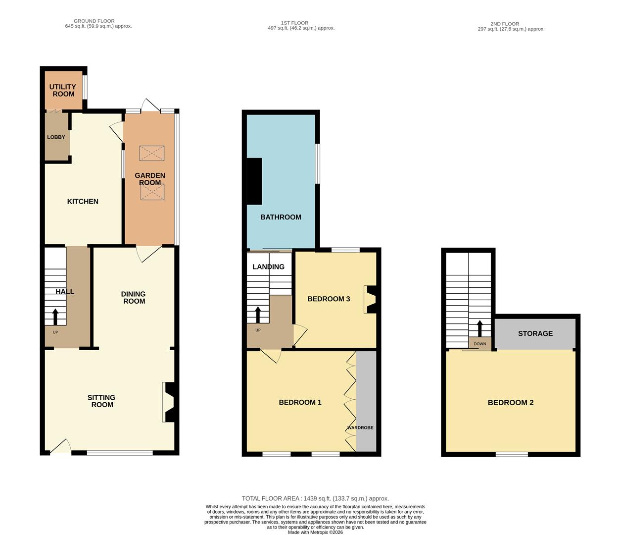 169, Clapham Road North, Lowestoft floorplan