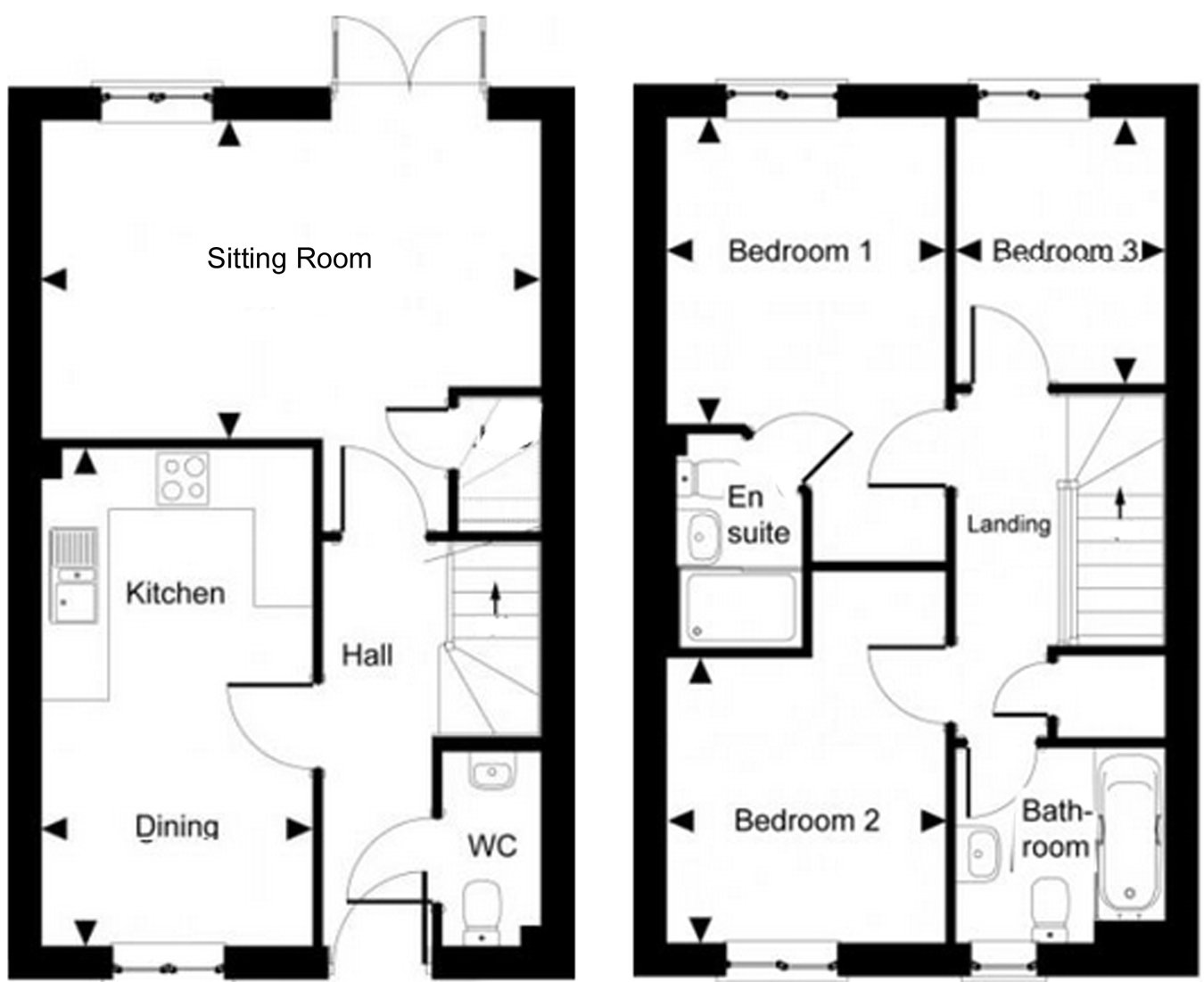9, Cart Land Rise, Exeter floorplan