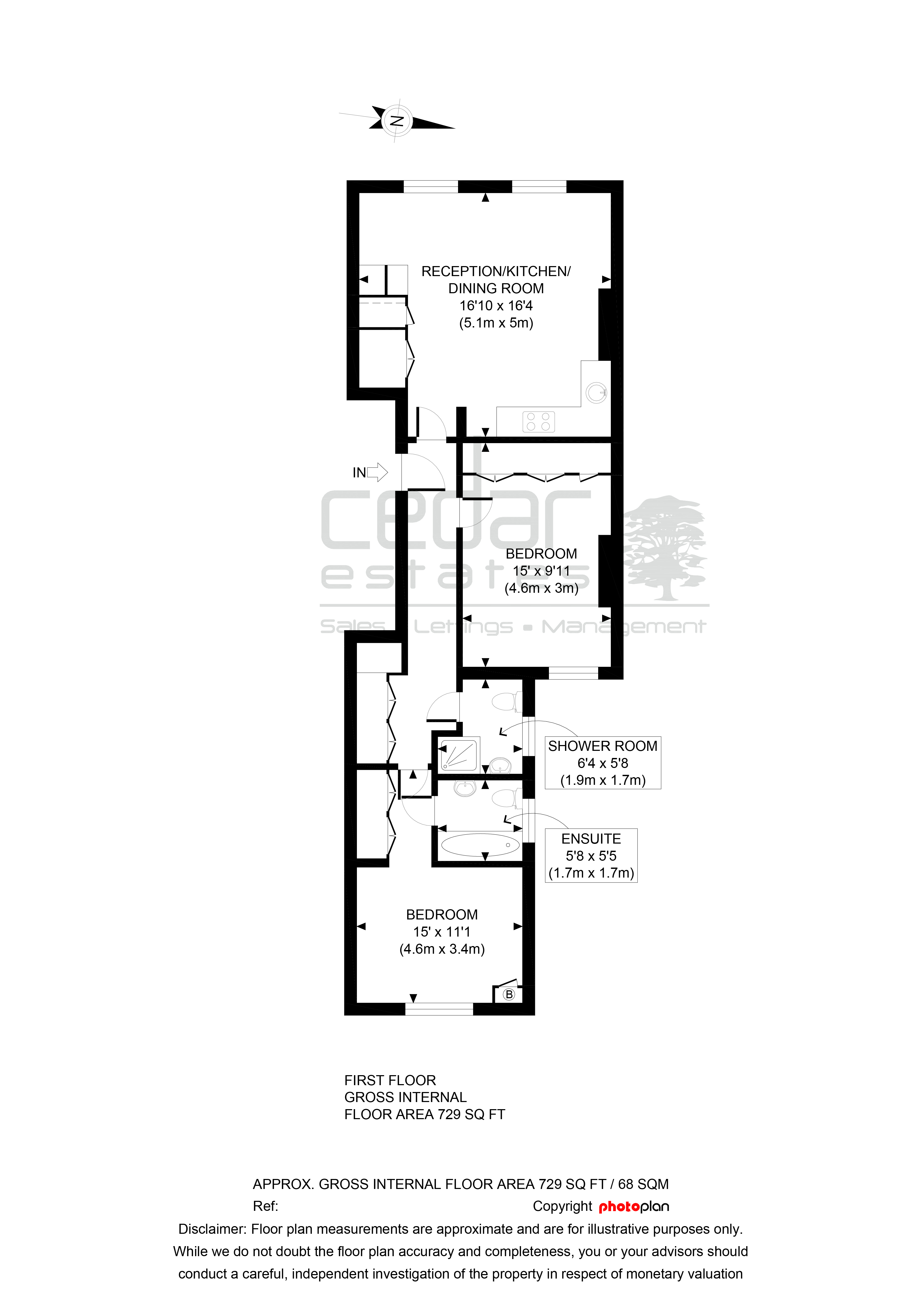 West End Lane, London floorplan