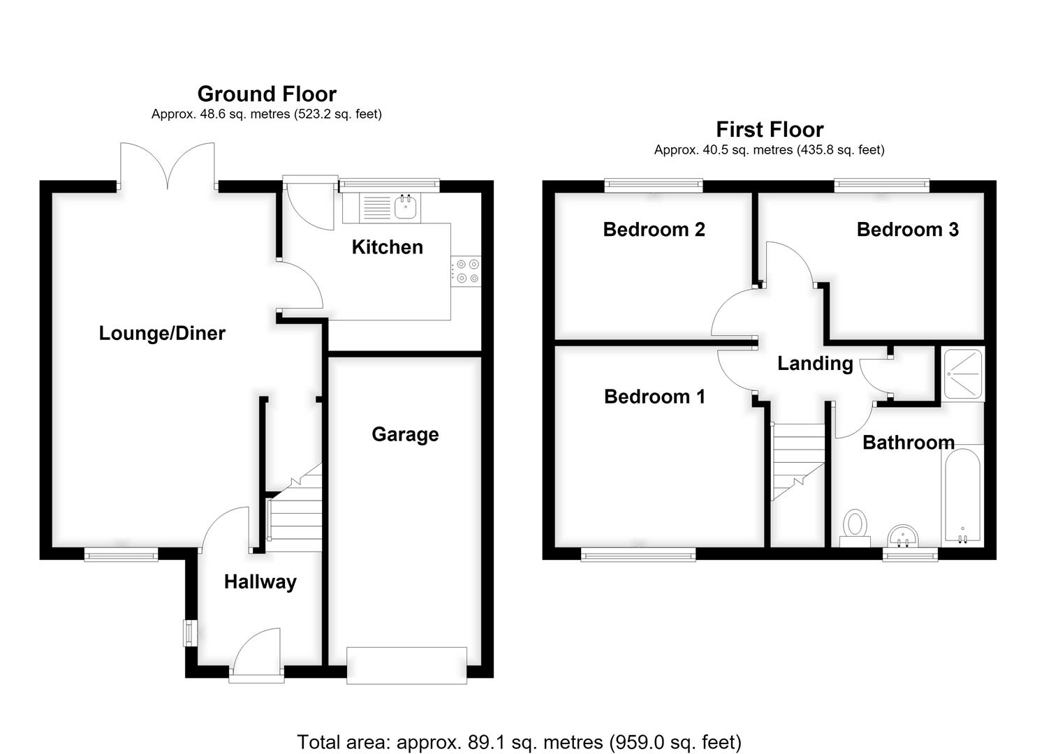 11, Mayfield Close, Spalding floorplan