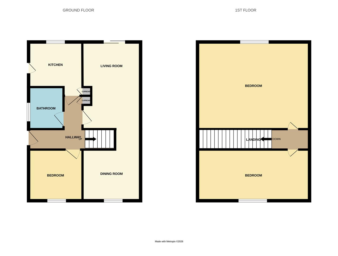 6, Oakley Close, Bridgwater floorplan