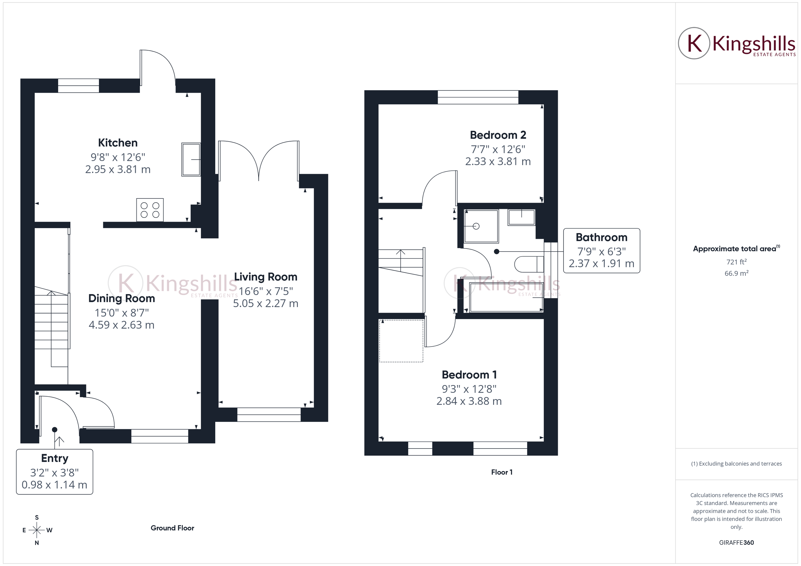 50 Rushbrooke Close, High Wycombe floorplan