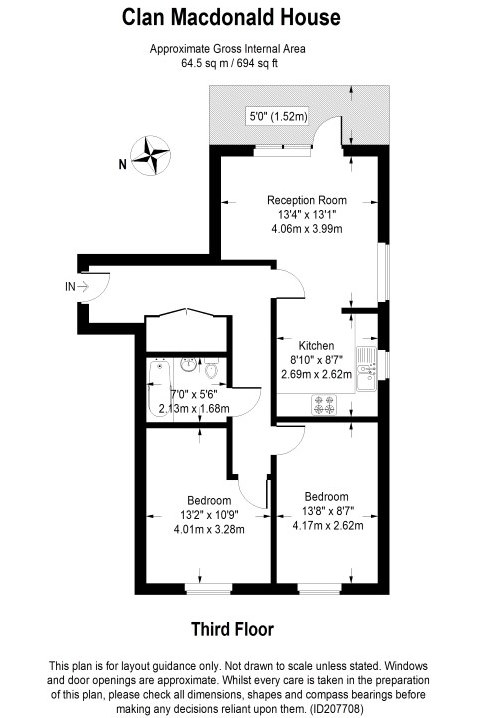 14, Clan Clan MacDonald House, 47 Bramhope Lane, Charlton floorplan