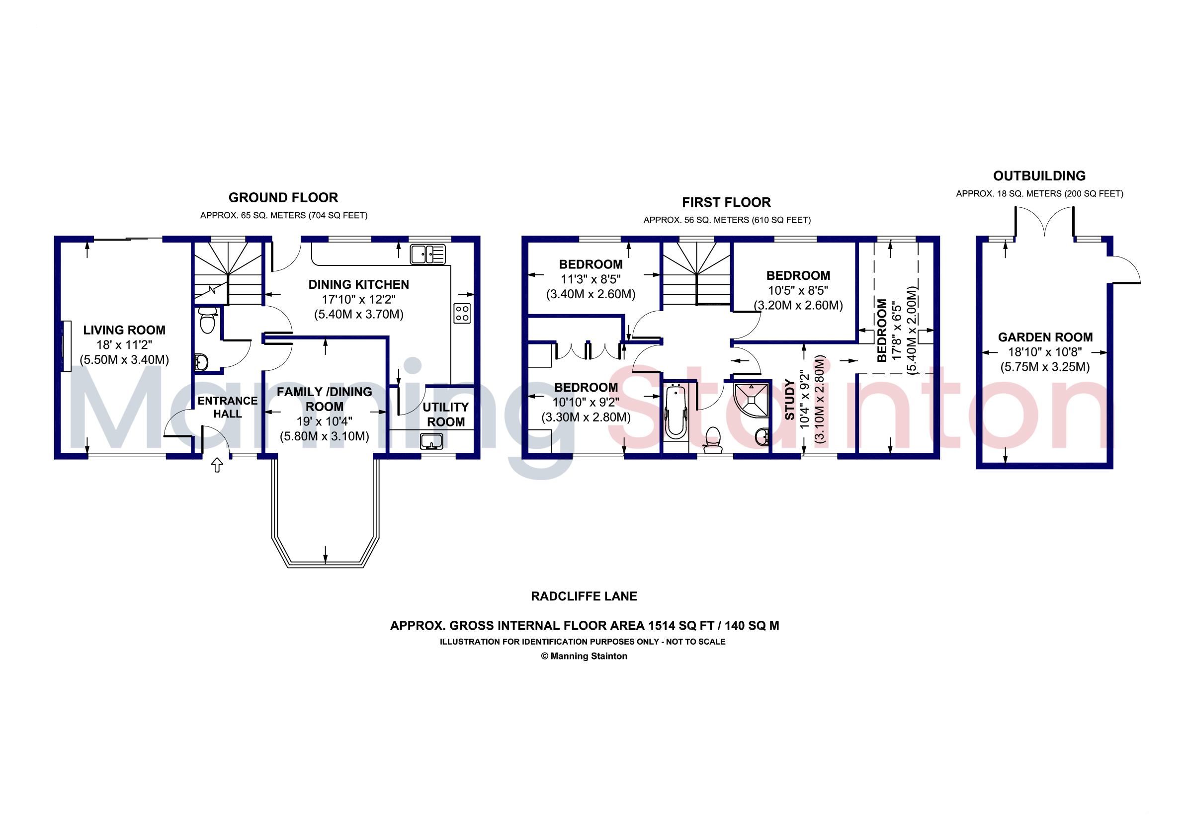 2a, Radcliffe Lane, Leeds floorplan
