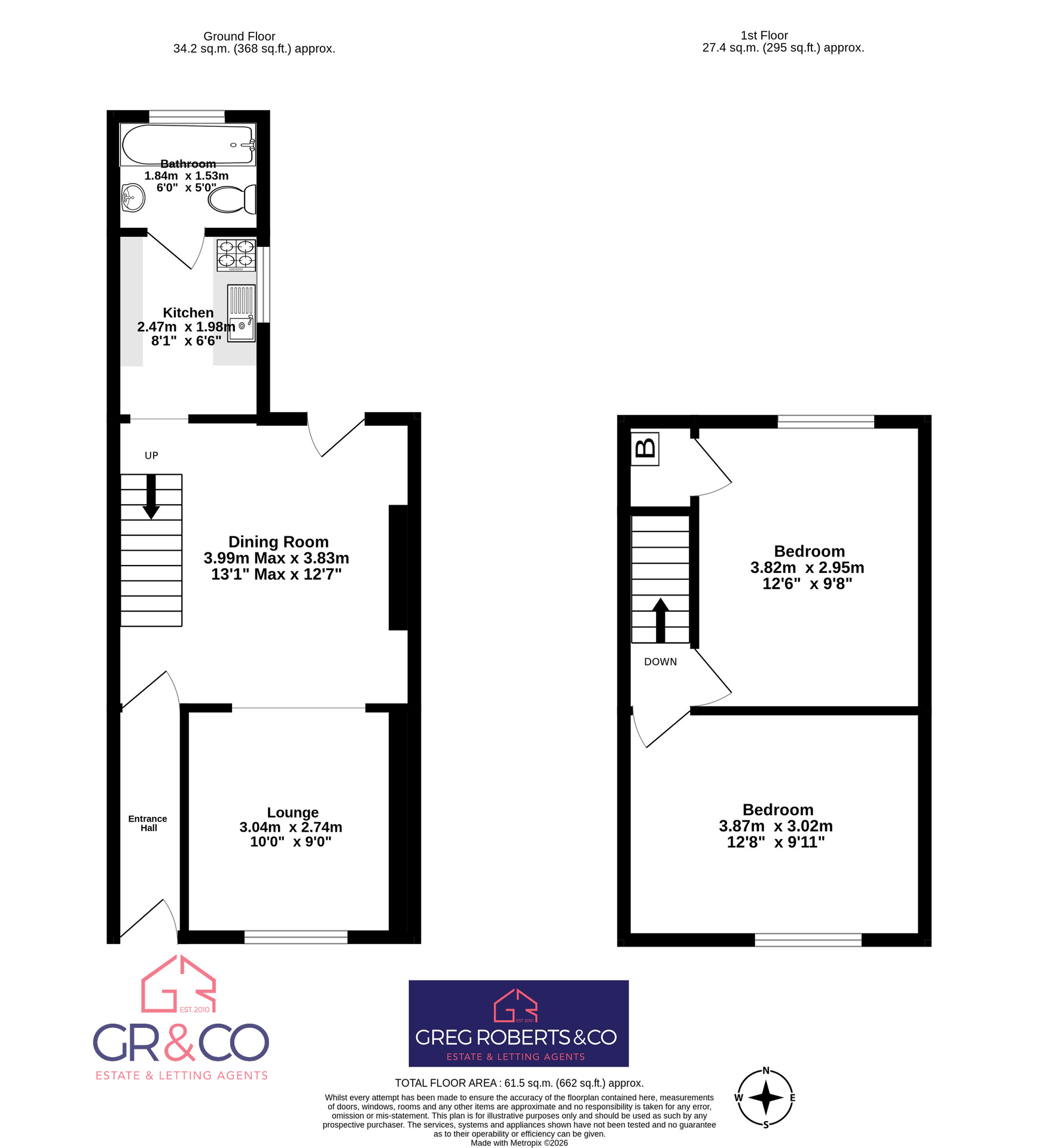 3 Sunny View, Tredegar floorplan