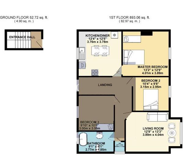 Blenheim Gardens, Wallington SM6, 3 bedroom flat for sale 53803646