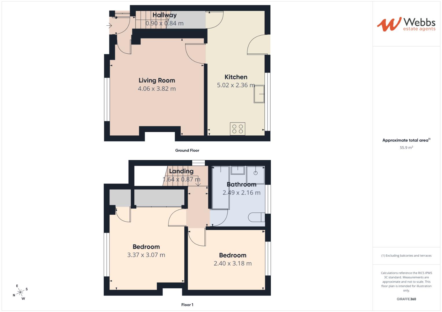 24, Dickinson Drive, Walsall floorplan