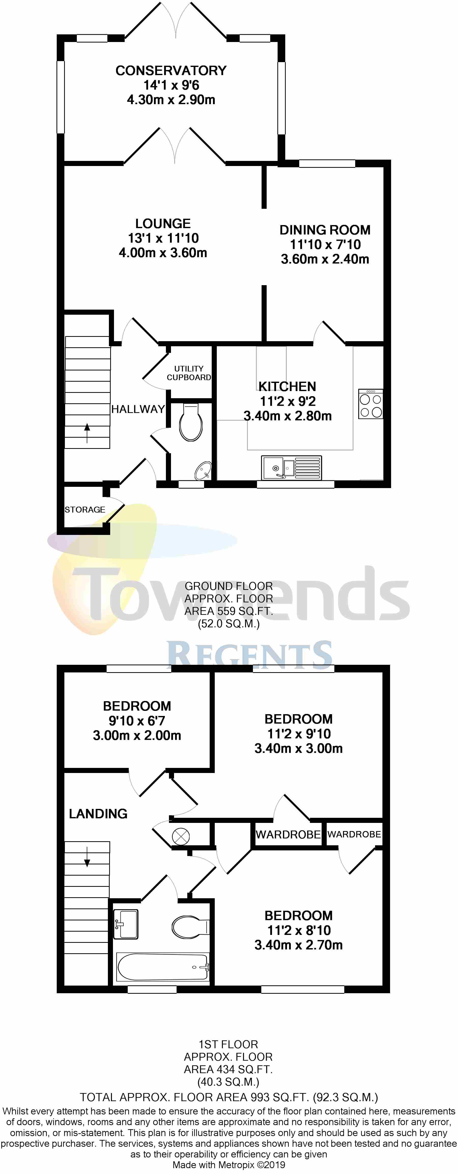 3 Bedrooms Terraced house for sale in Conista Court, Woking, Surrey GU21