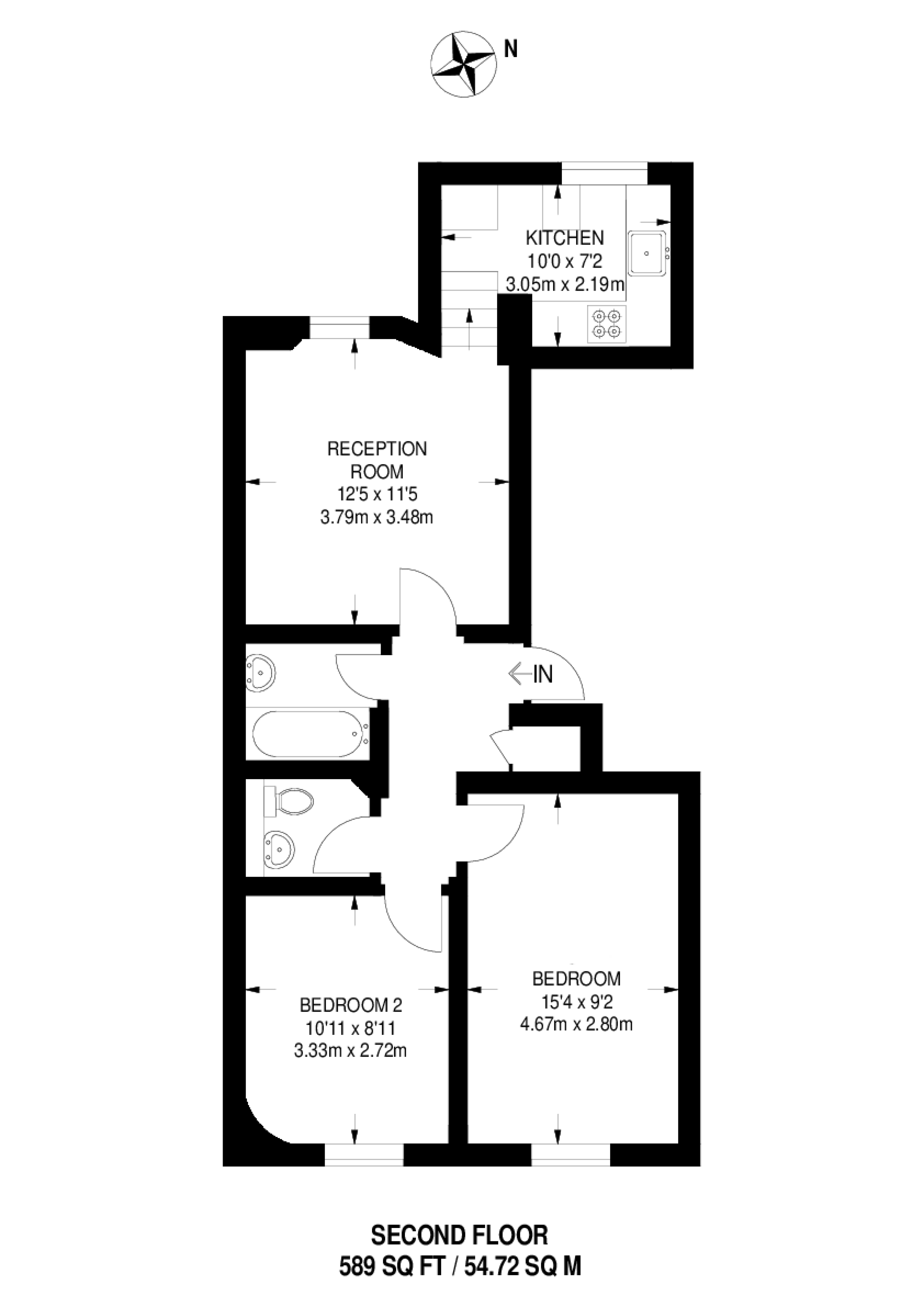 Queensborough Terrace, Bayswater floorplan