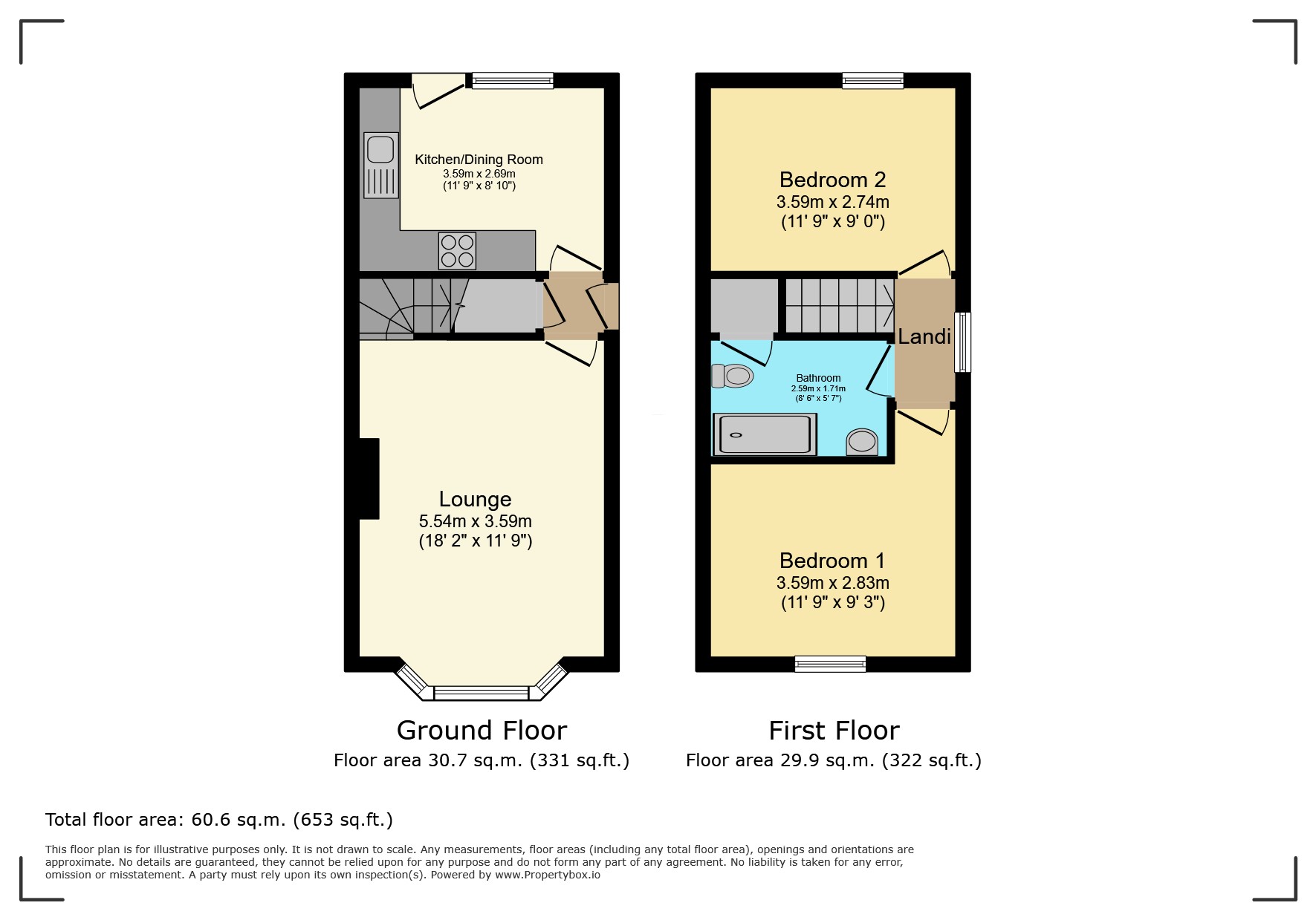 47, Ebourne Close, Warwickshire floorplan
