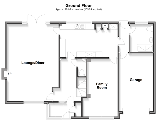 Bridleway Gardens, Broadstairs floorplan