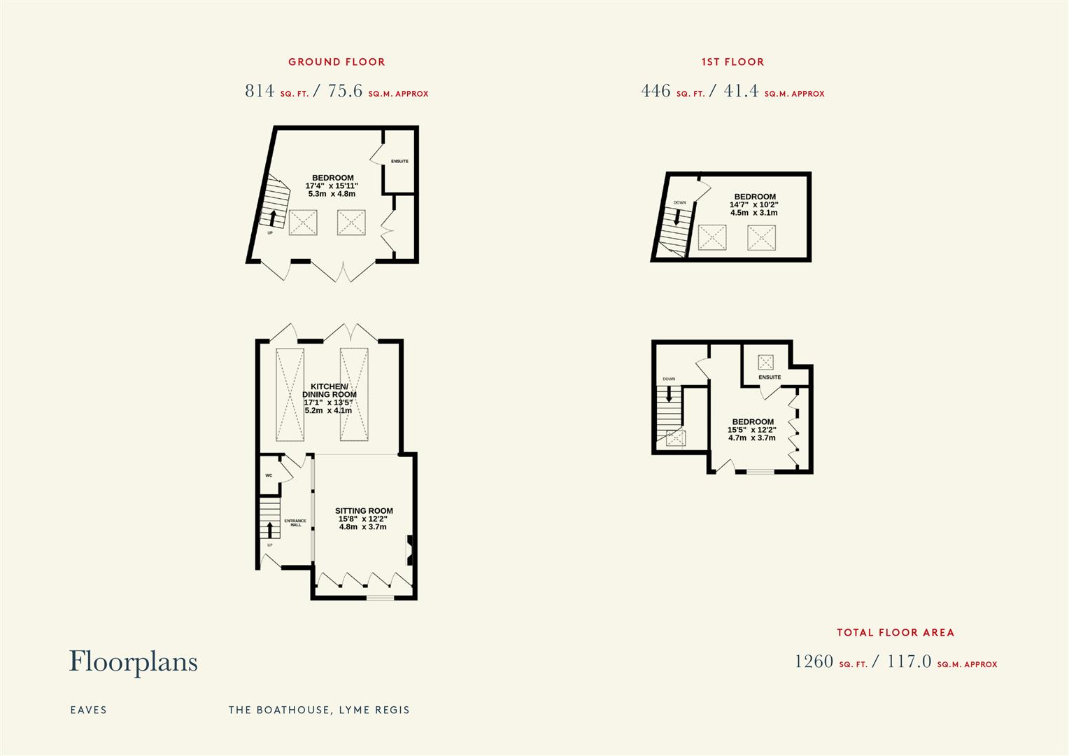 The Boathouse, Cobb Road, Lyme Regis floorplan