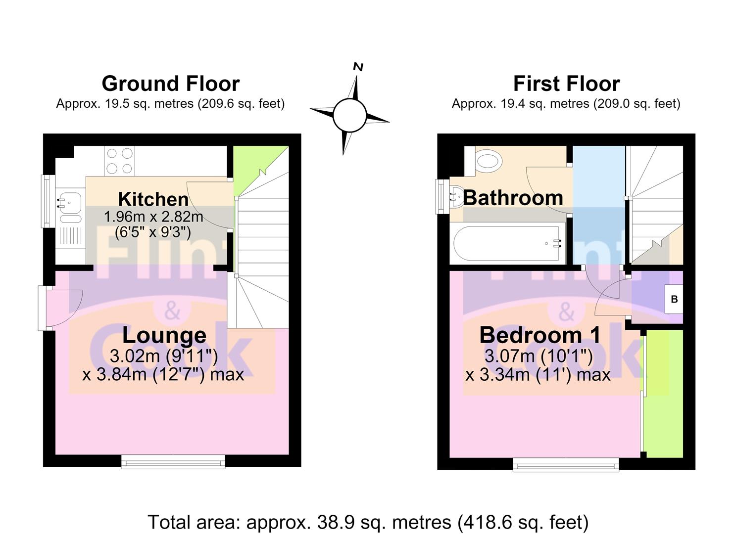65, The Pastures, Hereford floorplan
