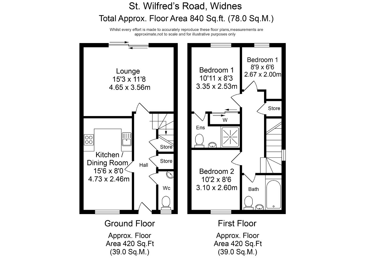 3 Bedrooms End terrace house for sale in St Wilfreds Road, Widnes, Halton, Cheshire East WA8