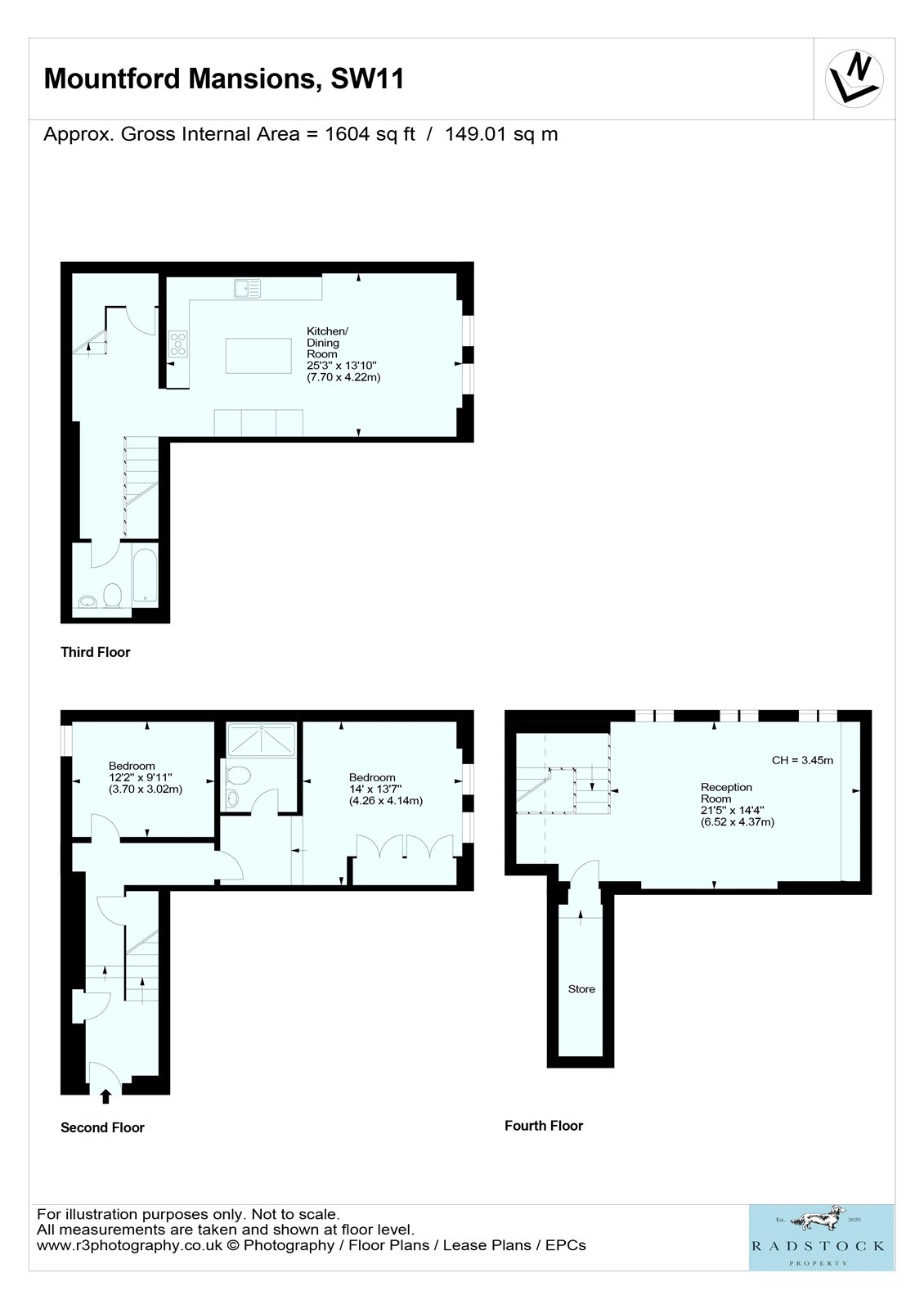30,, Mountford Mansions, London floorplan