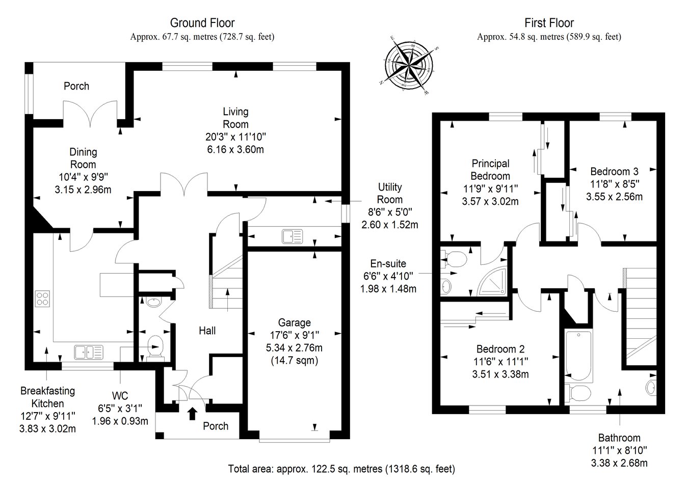 4, Bowling Green Close, Anstruther floorplan