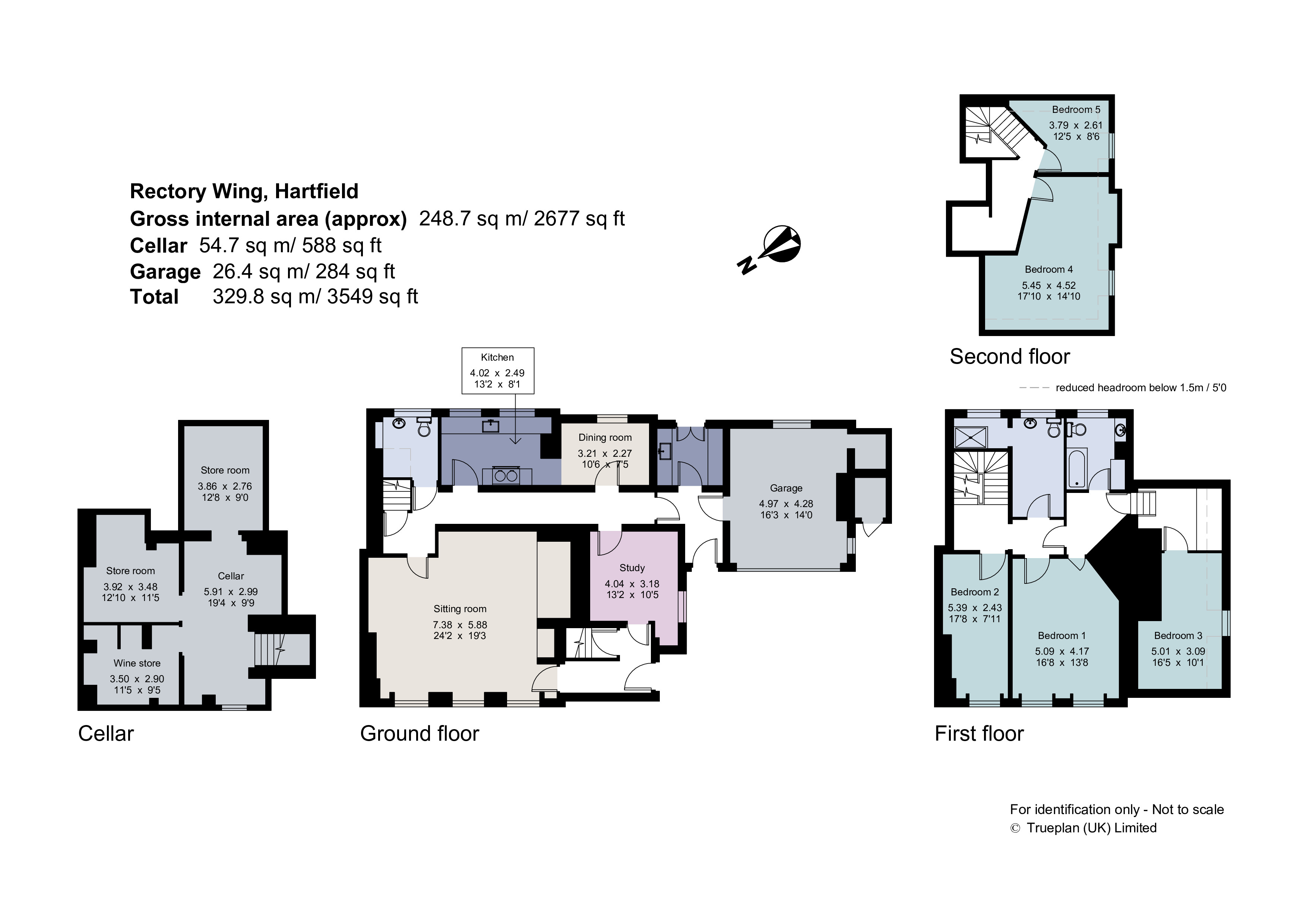 Rectory Wing,, Withyham, East Sussex floorplan