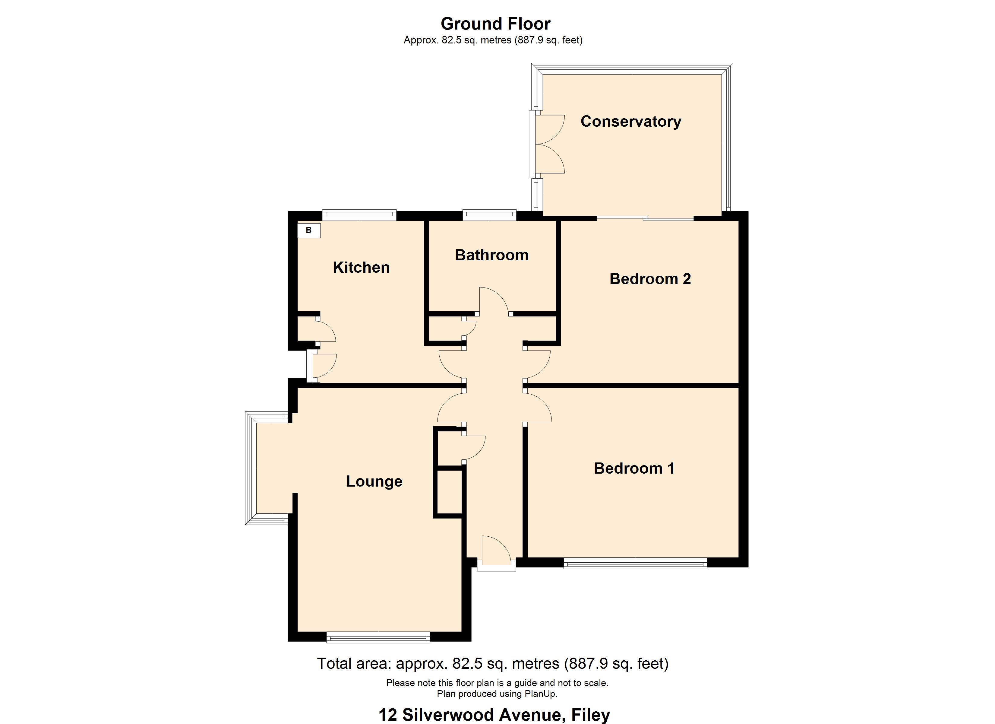 12, Silverwood Avenue, Filey floorplan