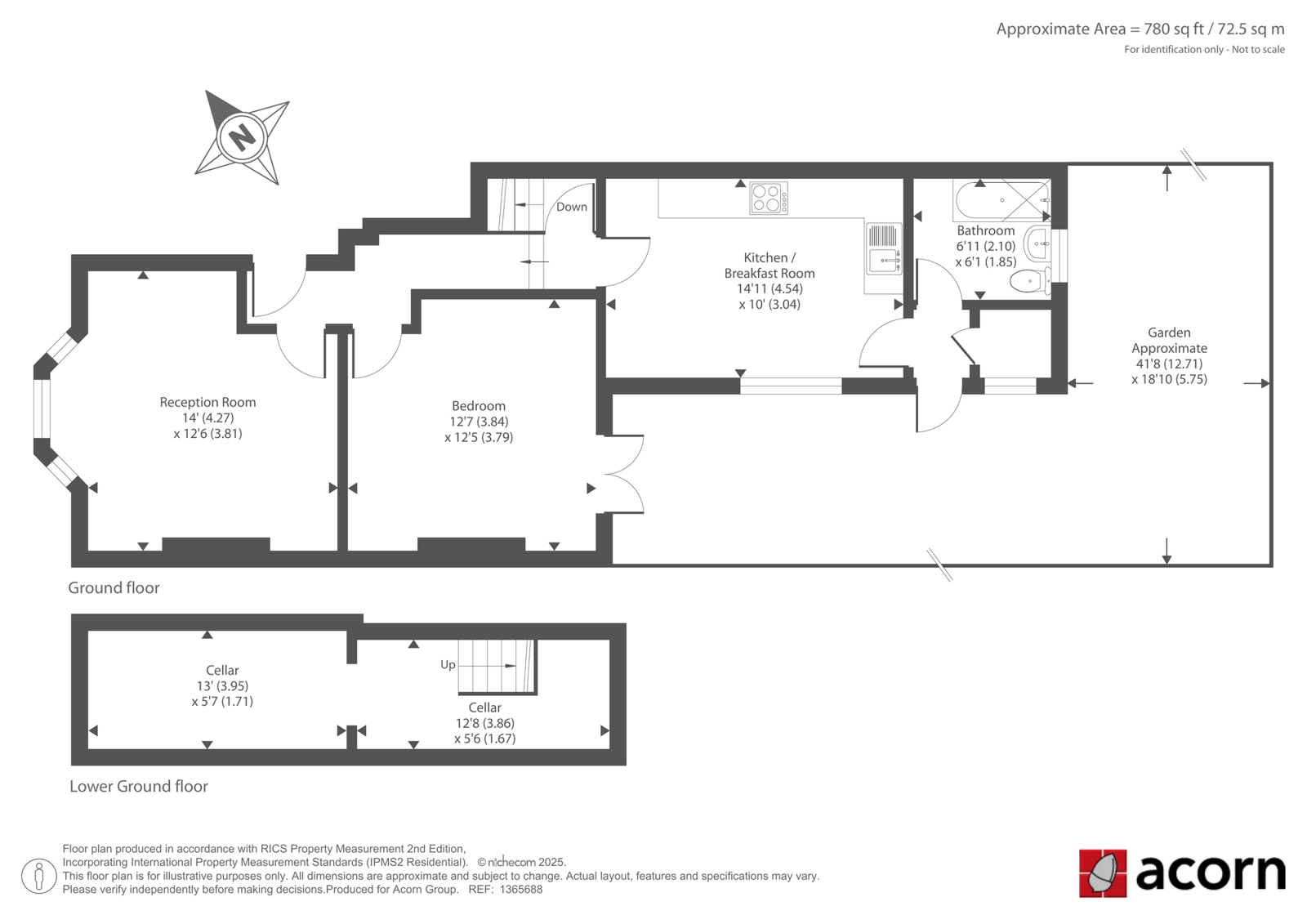 Wiverton Road, London floorplan