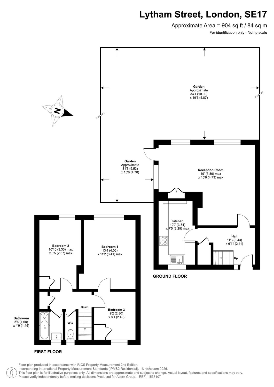 Lytham Street, London floorplan