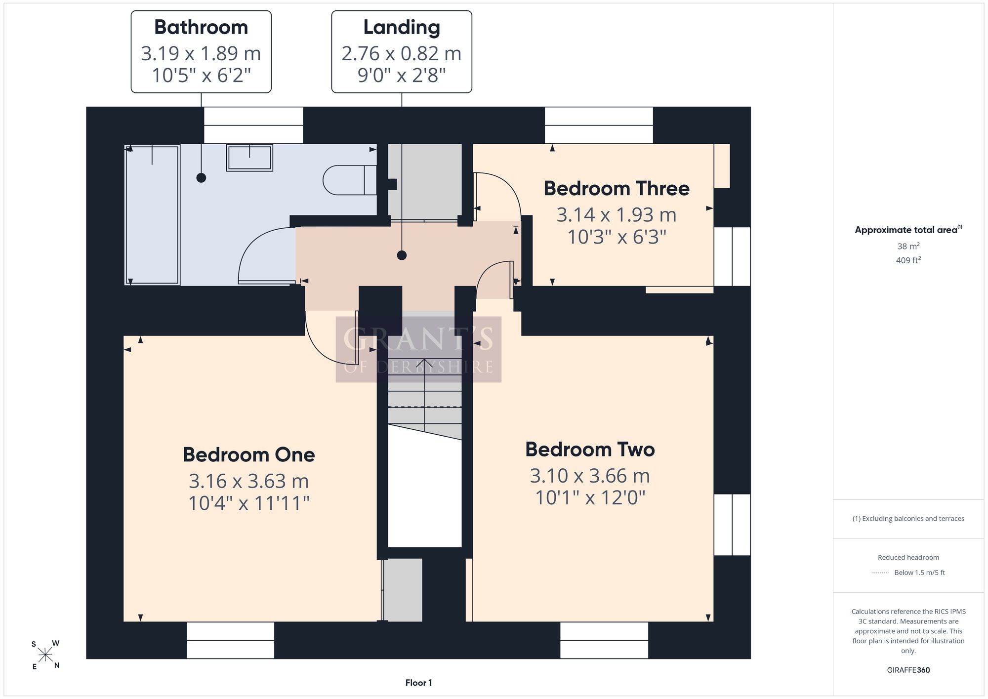 Bradley House East Bank, Matlock floorplan