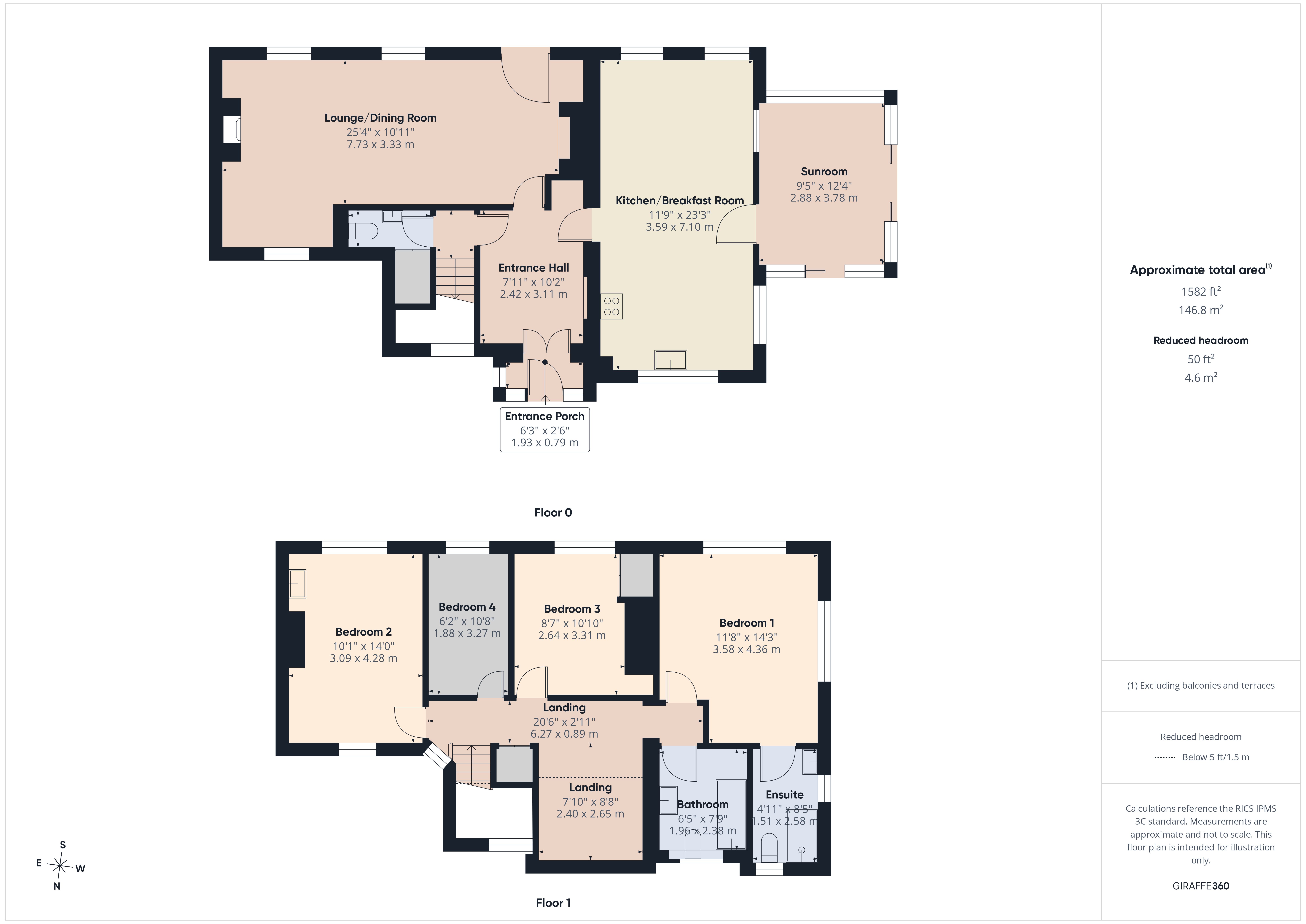 Gwertomen,, Hersham, Cornwall floorplan