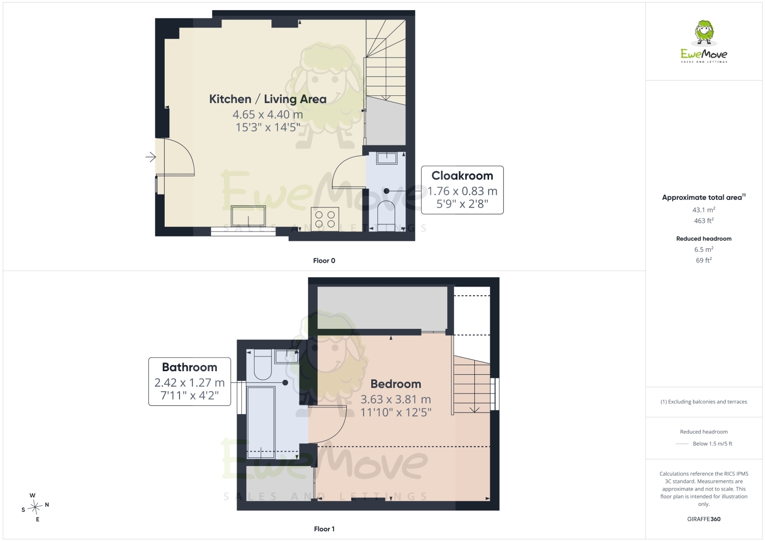 Central Road, Rochester floorplan