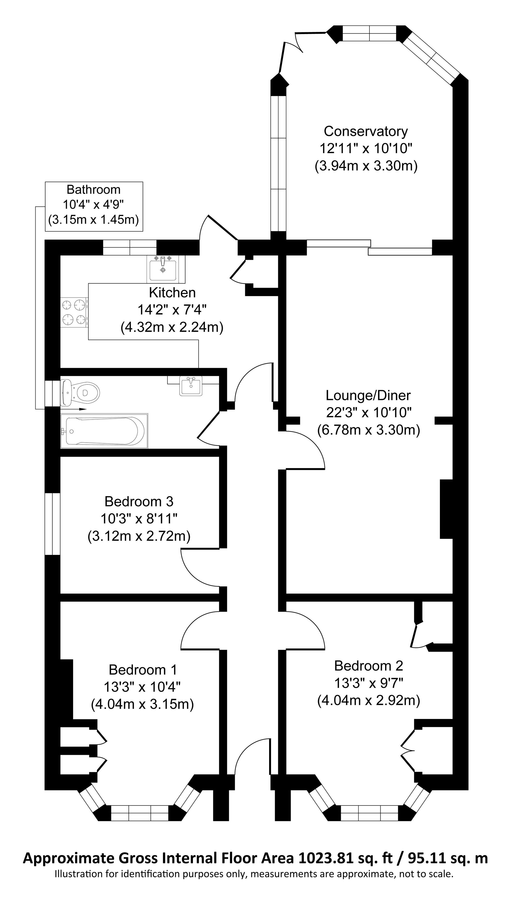 21 Stuart Road, Southend-On-Sea floorplan