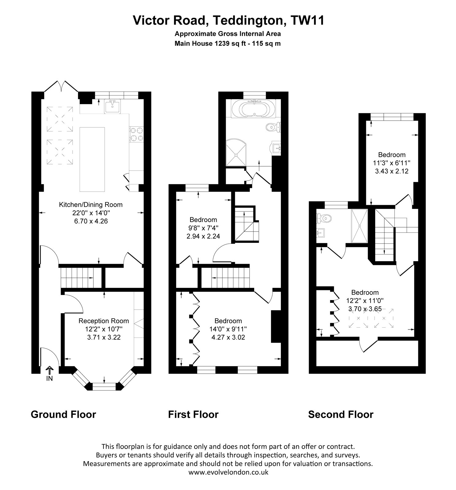 46, Victor Road, Middlesex floorplan
