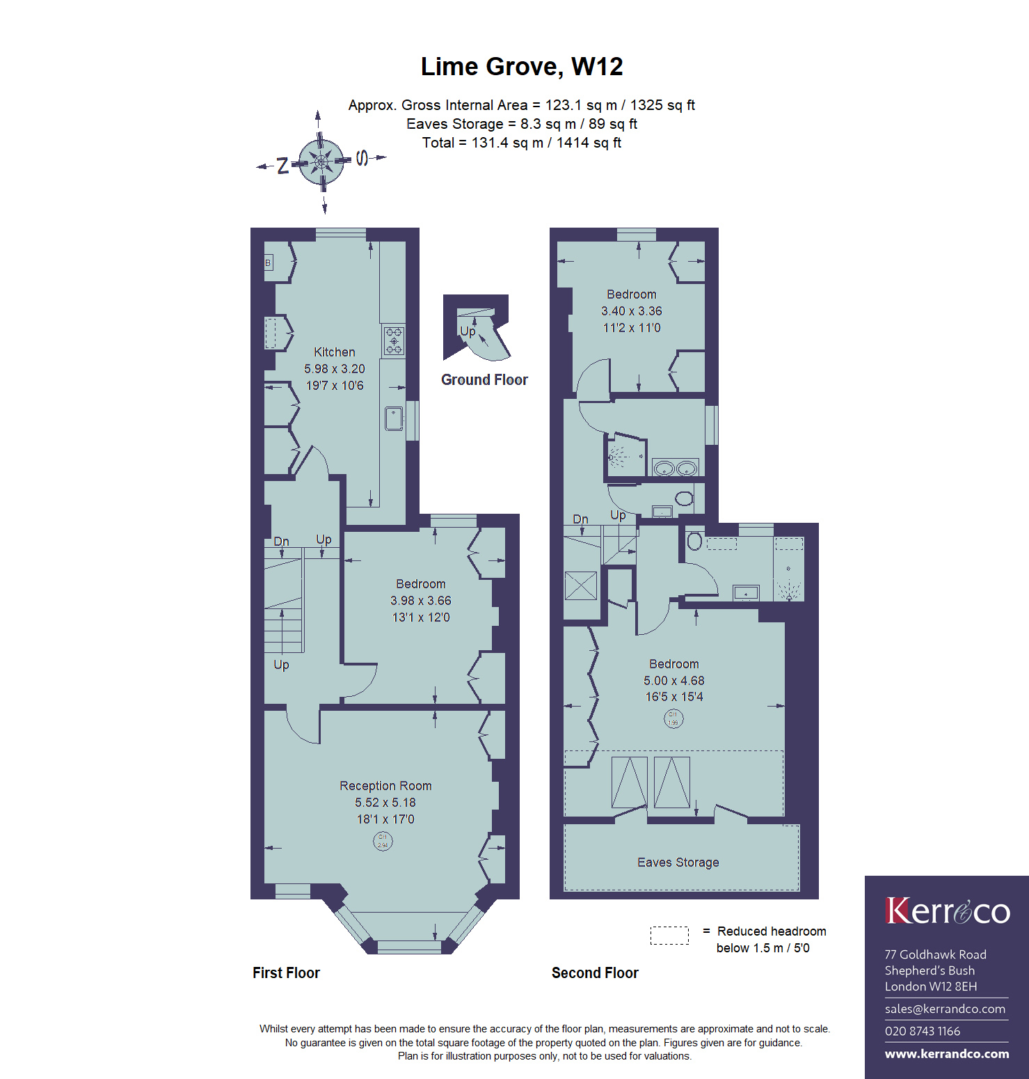 21, Lime Grove, Shepherd's Bush W12 floorplan