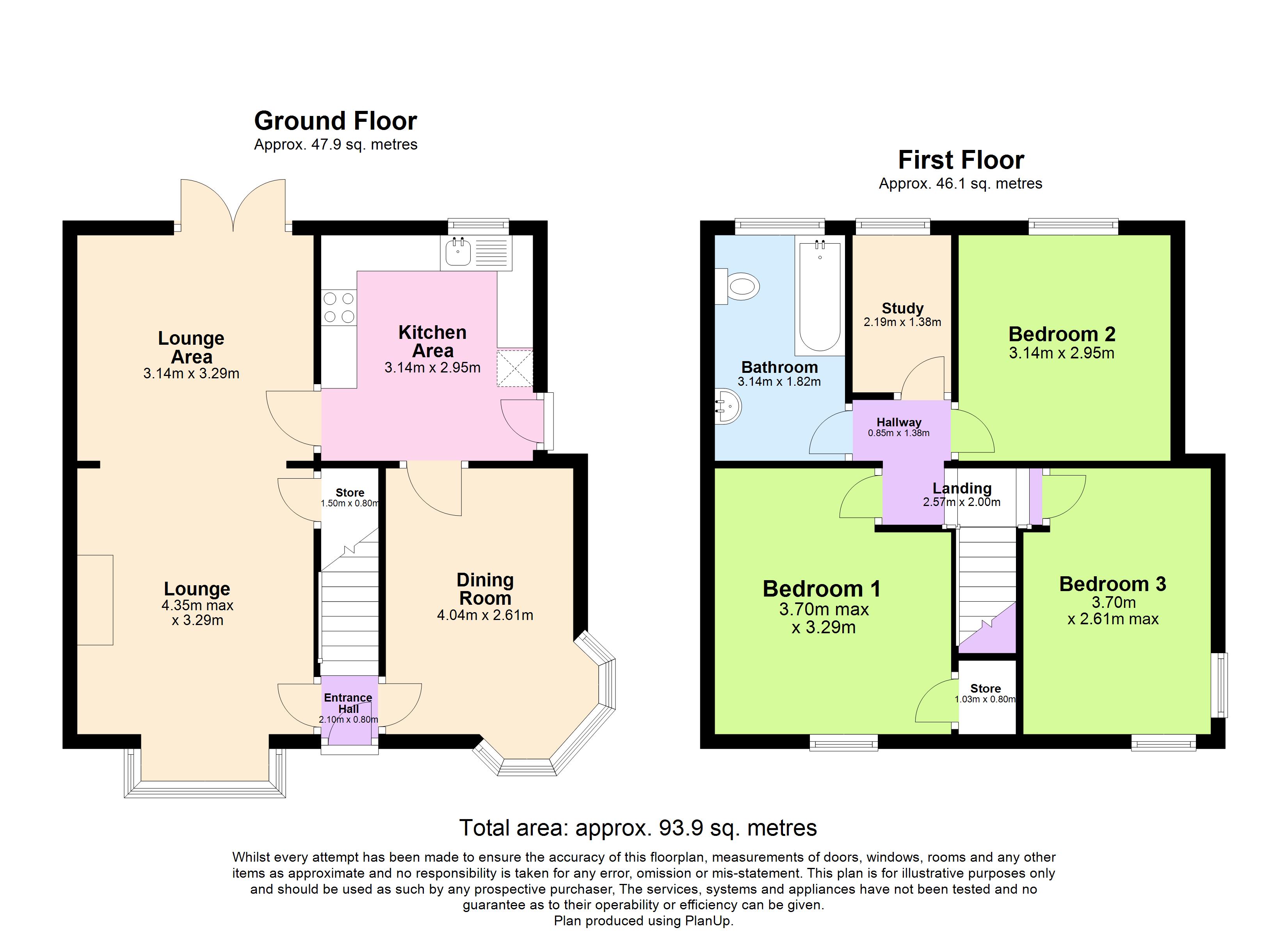140, Highbury Road, Birmingham floorplan
