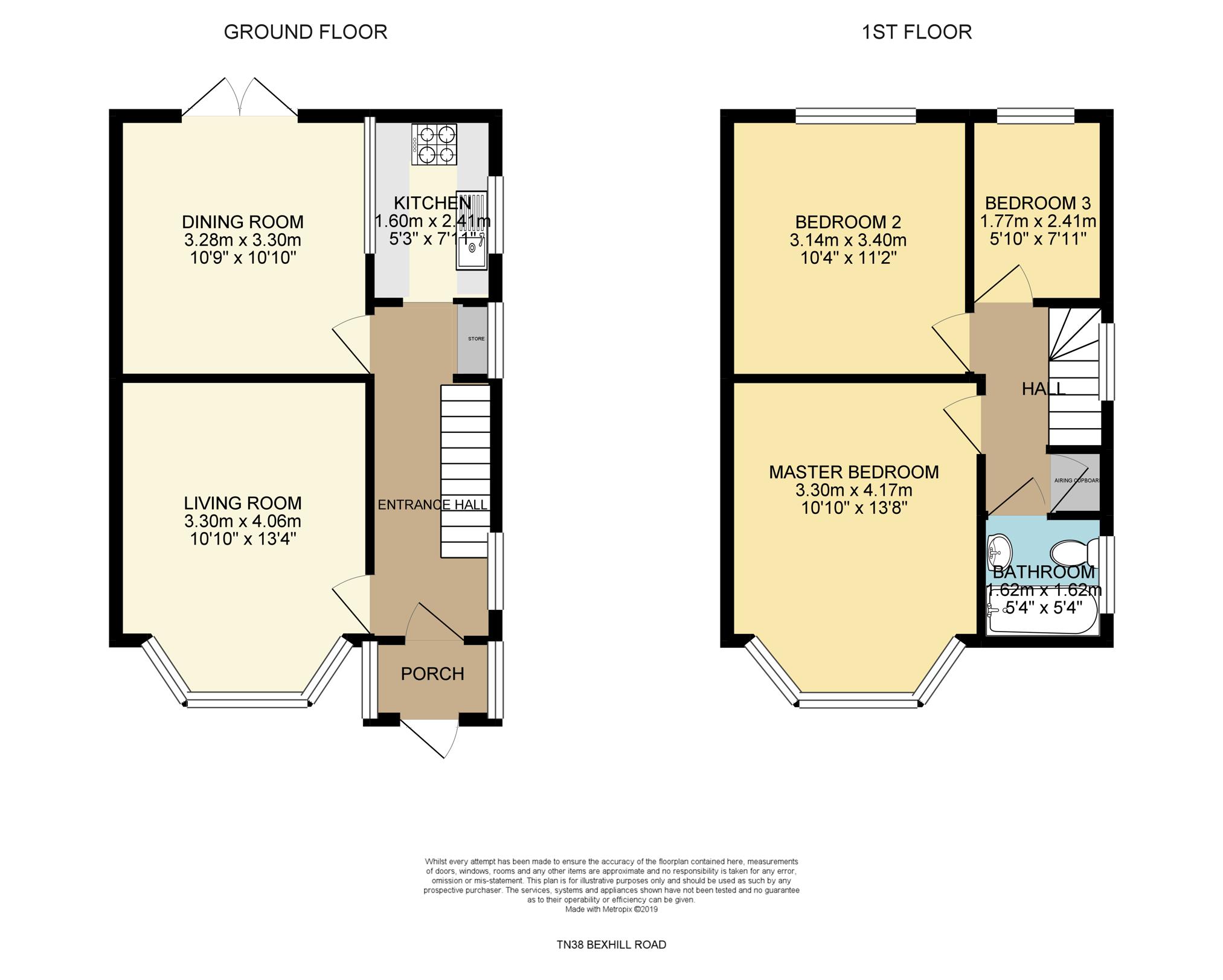 3 Bedrooms Semi-detached house for sale in Bexhill Road, St. Leonards-On-Sea TN38