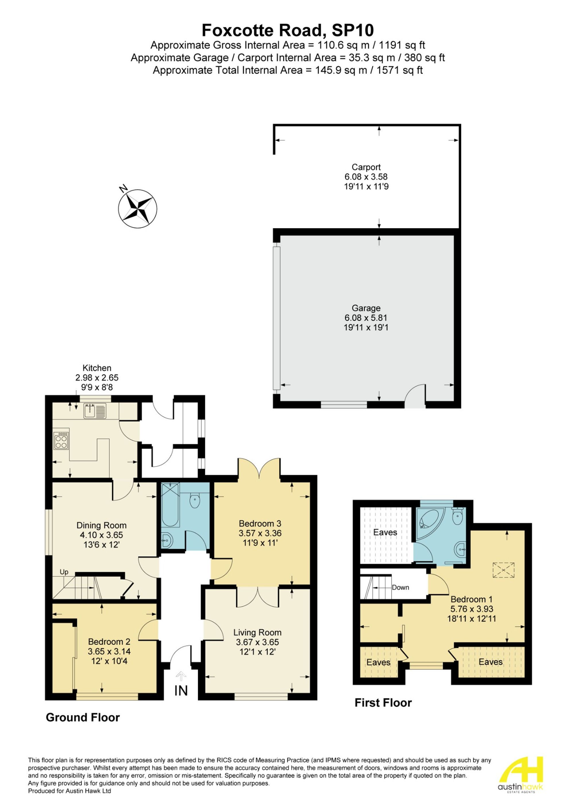 54 Foxcotte Road, Andover floorplan
