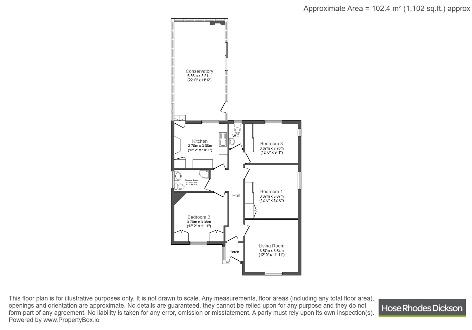 100, Cowes Road, Isle of Wight floorplan