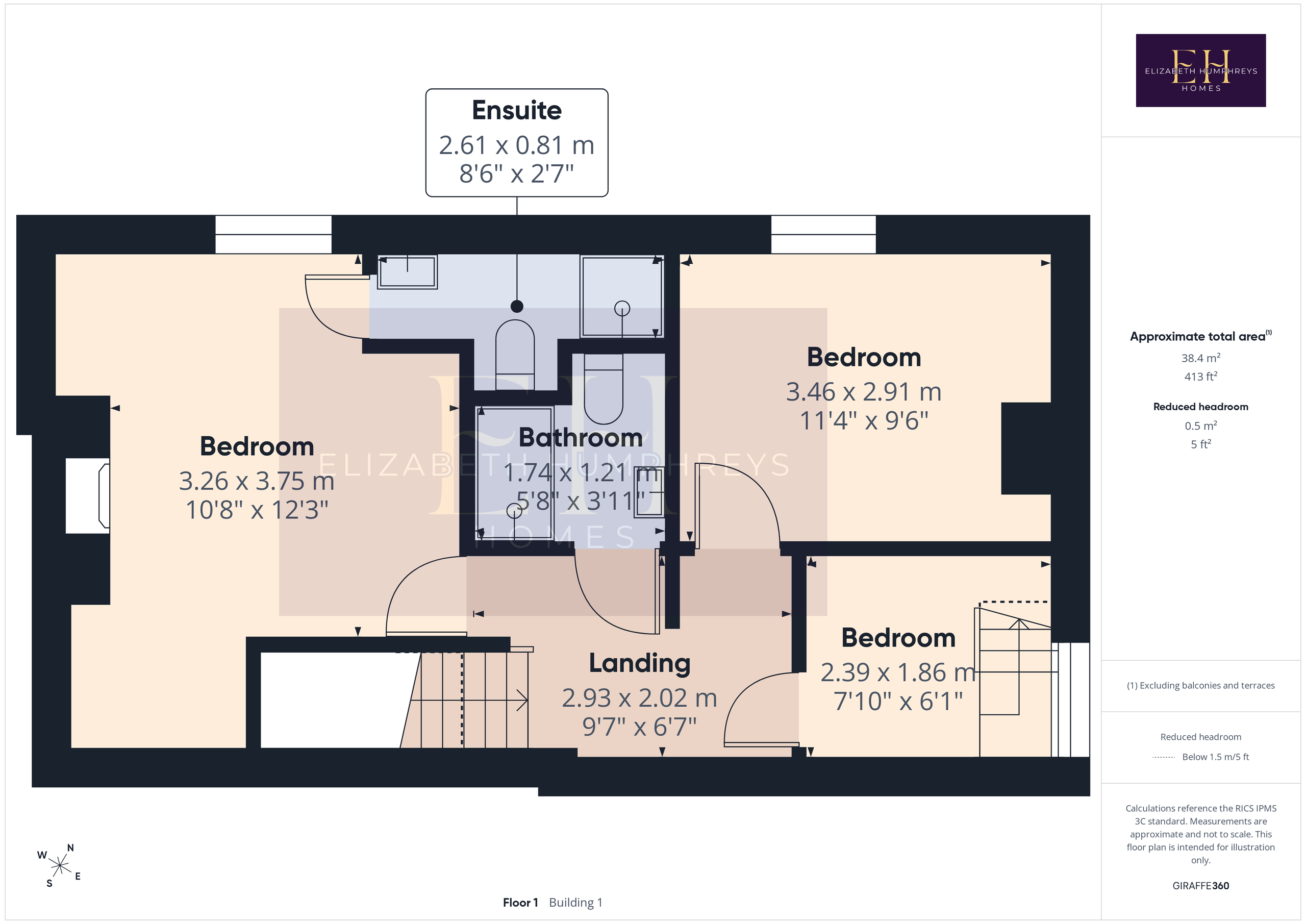 Hill Cottage, Alnwick floorplan