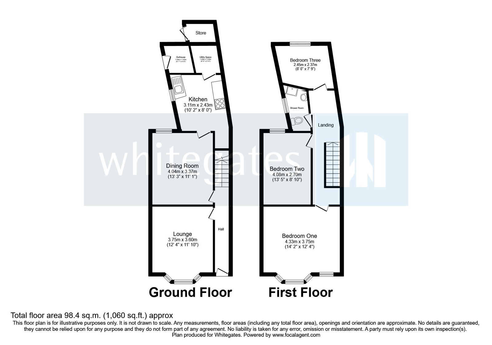 90, Queen Street, Cheshire floorplan