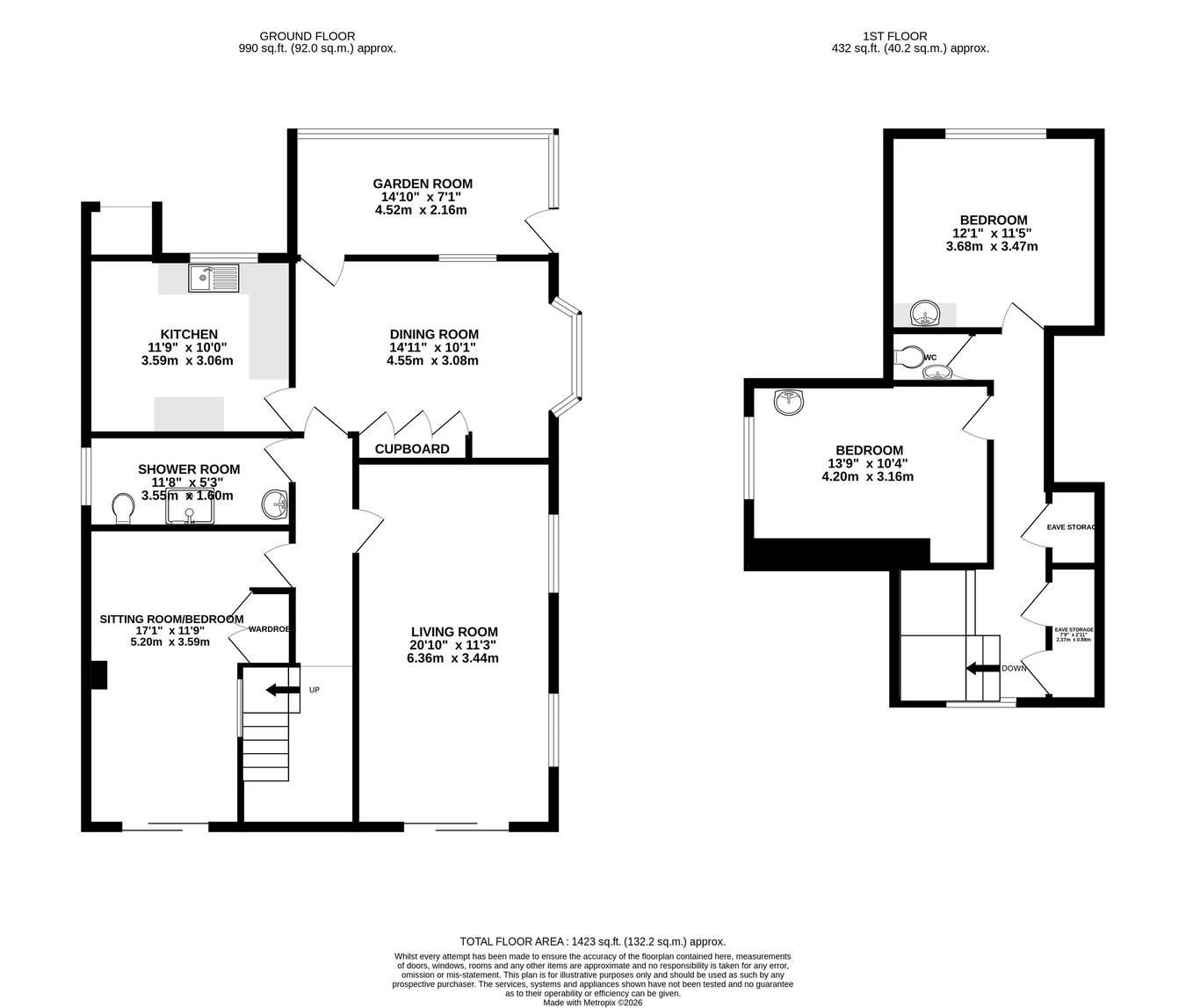 Withybank Cottage, Benhall Lane, Ross-On-Wye floorplan